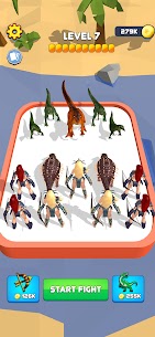 Dinosaur Merge Master Battle Apk Mod for Android [Unlimited Coins/Gems] 10