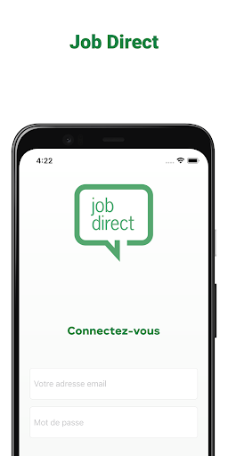 Android application Job Direct screenshort
