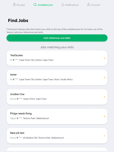 FixForward Screen 3
