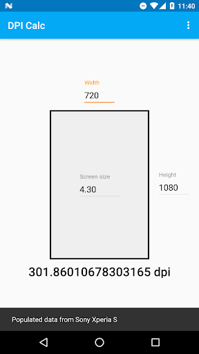 DPI Calculator Screen 3