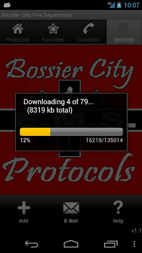 Android application Bossier City Fire Department screenshort