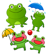 Сute frog stickers WAStickerApps