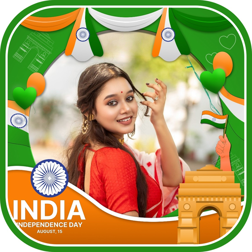 15 August Photo Frame 2024 logo