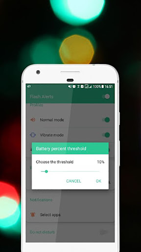 Flash alerts - Call and SMS