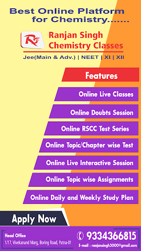 RANJAN SINGH CHEMISTRY CLASSES Screen 3
