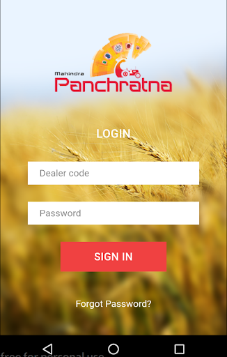 Android application Mahindra-FD Panchratna screenshort