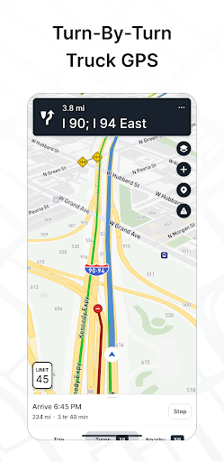 TruckMap - Truck GPS Routes Screenshot 1 - AppWisp.com