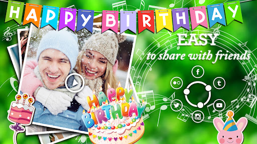 Birthday Photo Video Maker Screen 3