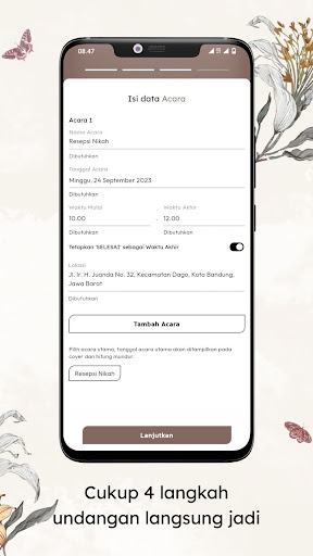 Undangan Digital Bestvitation Screen 3