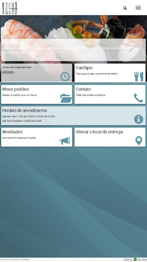 Android application Koshô Delivery screenshort