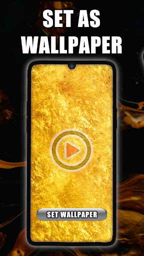 Android application Gold Live Wallpaper screenshort