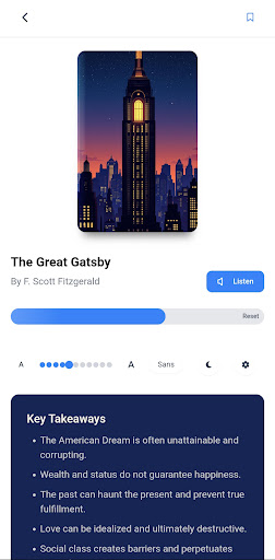 Screenshot of Book Summaries and Insight‪s