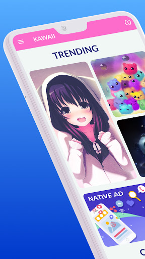 Android application Kawaii Wallpapers screenshort