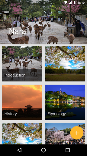 Android application Nara Travel Guide screenshort