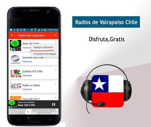 Radios de Valparaiso Screen 2