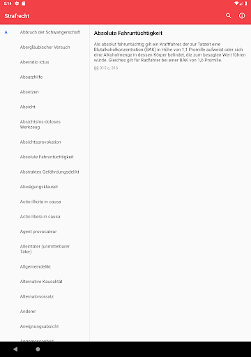 Strafrecht Definitionen