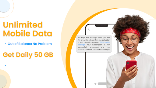 Android application 50 GB Data: 4G Internet prank screenshort