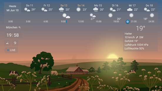 Genaue Wetter YoWindow Screenshot