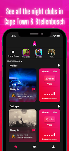 Android application Tipsey screenshort