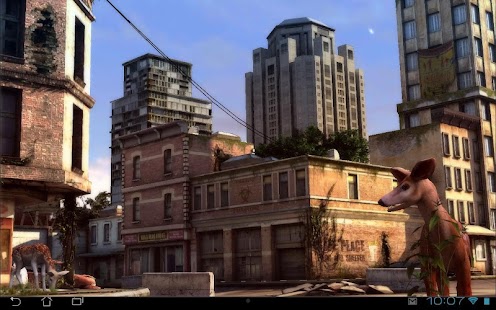 Captura de tela do Apocalyptic City 3D LWP
