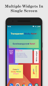 Colorful Sticky Notes + Widget Unknown