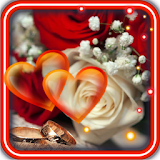 Romantic Hearts HD LWP icon