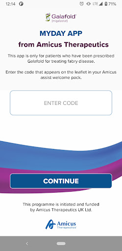 Android application Amicus MyDay screenshort