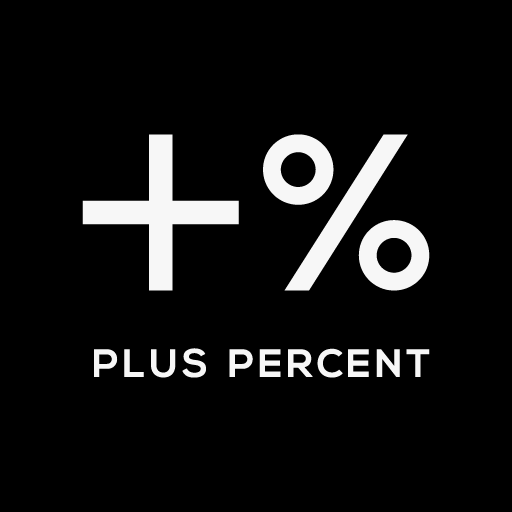プラスパーセント / プラパ +% 充電器 logo