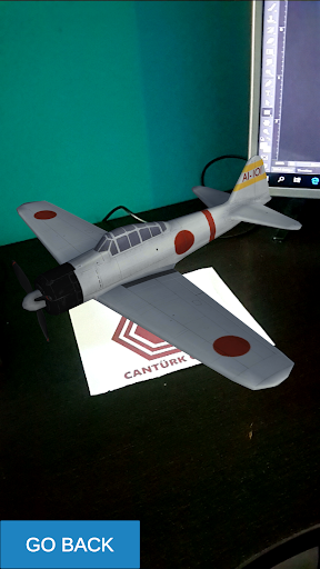 Android application Augmented Reality screenshort