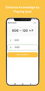 WowQuiz - All Math Level Quiz
