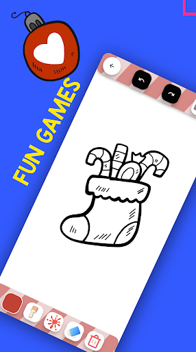 Christmas Coloring Book Screen 3