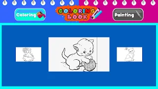 COLORING BOOK CAT - Screenshot 2