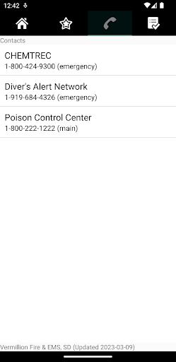 Vermillion Fire & EMS Screen 2