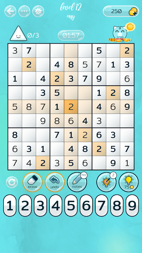 Sudoku IQ Puzzles - Free and Fのおすすめ画像1