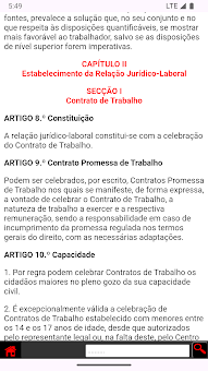 Lei Geral do Trabalho Angola screenshot 2
