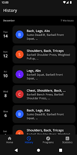 Progression - Workout Tracker Screenshot