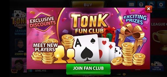 Tonk League Card Game