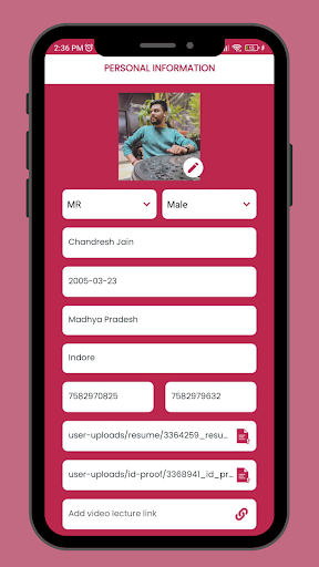 Android application Shakti Consultant screenshort