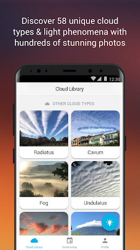 Android application Cloud-a-Day screenshort