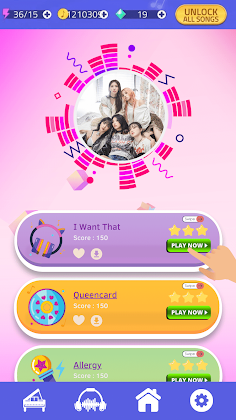 Gidle Piano Game Tiles - Screenshot 1