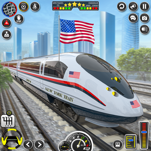 City Train Driving Simulator  Icon
