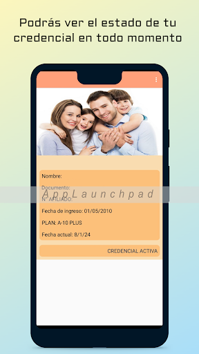Android application Alta Salud screenshort