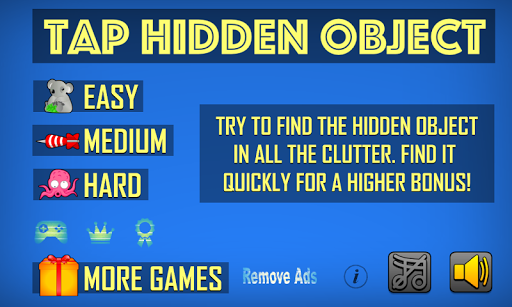 Android application Tap Hidden Object screenshort