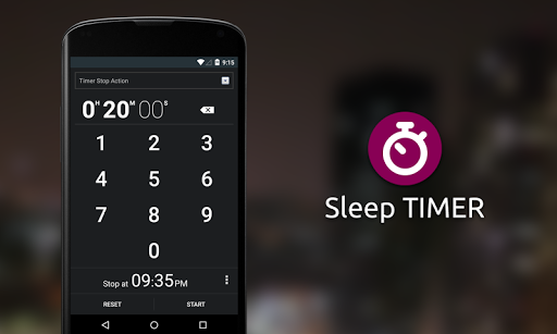Android application Sleep TIMER screenshort