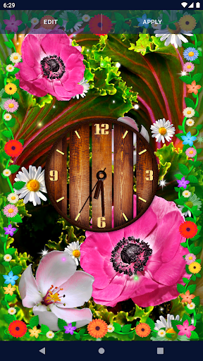 Pink Flower Live Wallpaper Screen 3