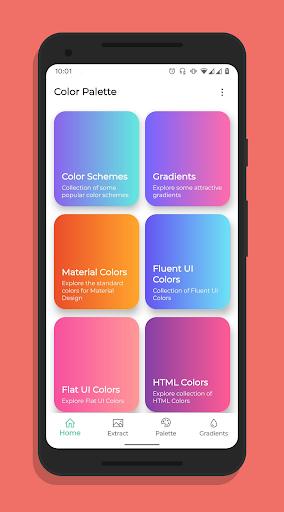 Android application Color Palette - Extract/Create screenshort