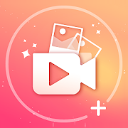Video Creator From Photos, Music, Theme, Effect  Icon