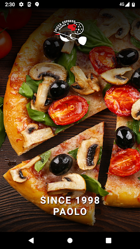 Android application Pizza Express Spinea screenshort
