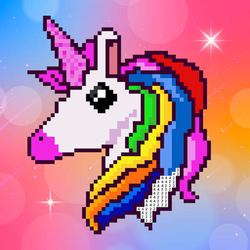 Pixel Art - Paint by Number logo