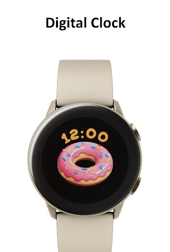Donut Minimal - Watch Face Screen 2